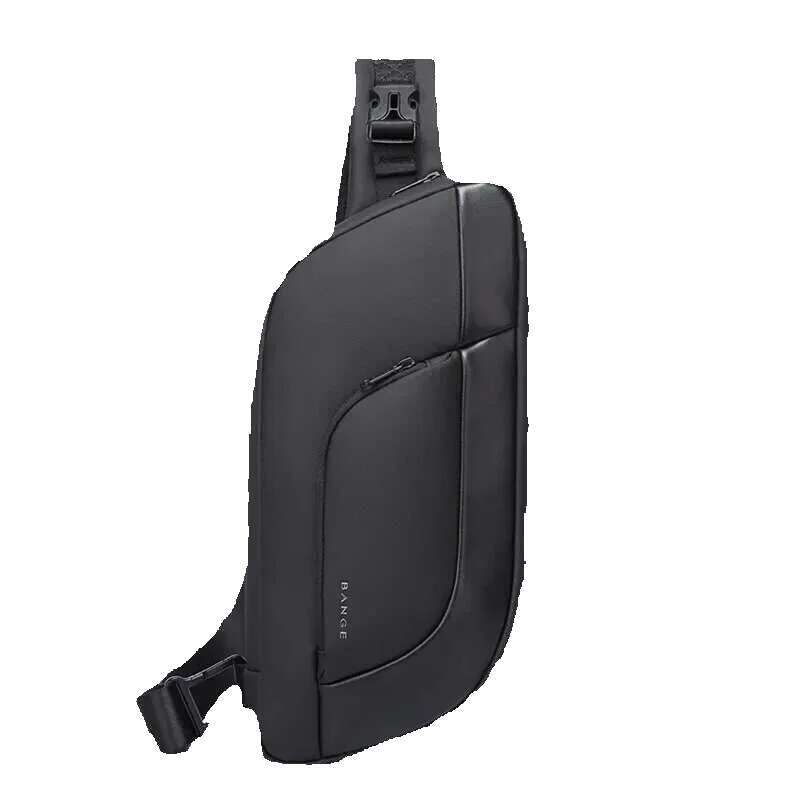 BANGE Men Chest Design Korean Multifunction Waterproonti-Stain Big Capacity Travel Portable Crossbody Bag Sg Bags