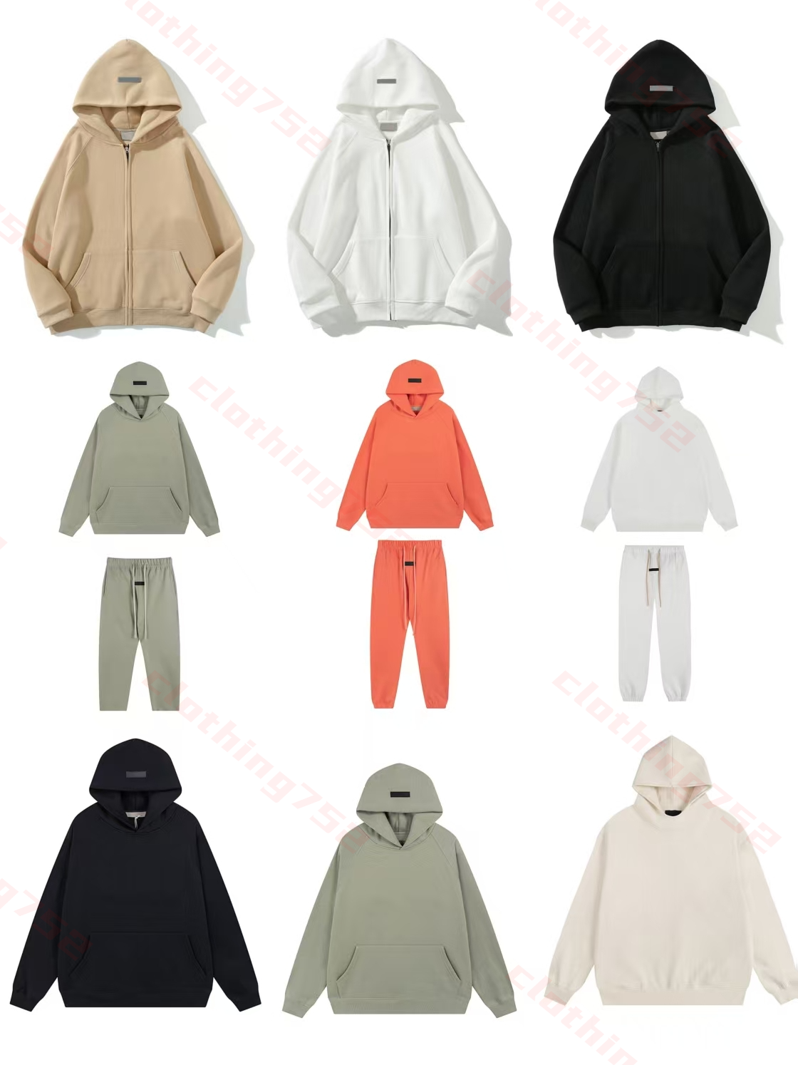 designer hoodie mens hoodie brand clothes Pure cotton pile loop high quality letter-printed loose male and female couples two-piece casual hoodie American size S-XL