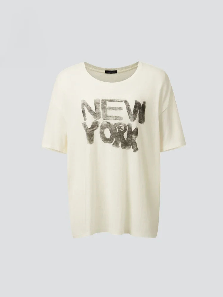 R13 Early Spring Simple White Base Shirt Fun Short Sleeve Tshirt 250324