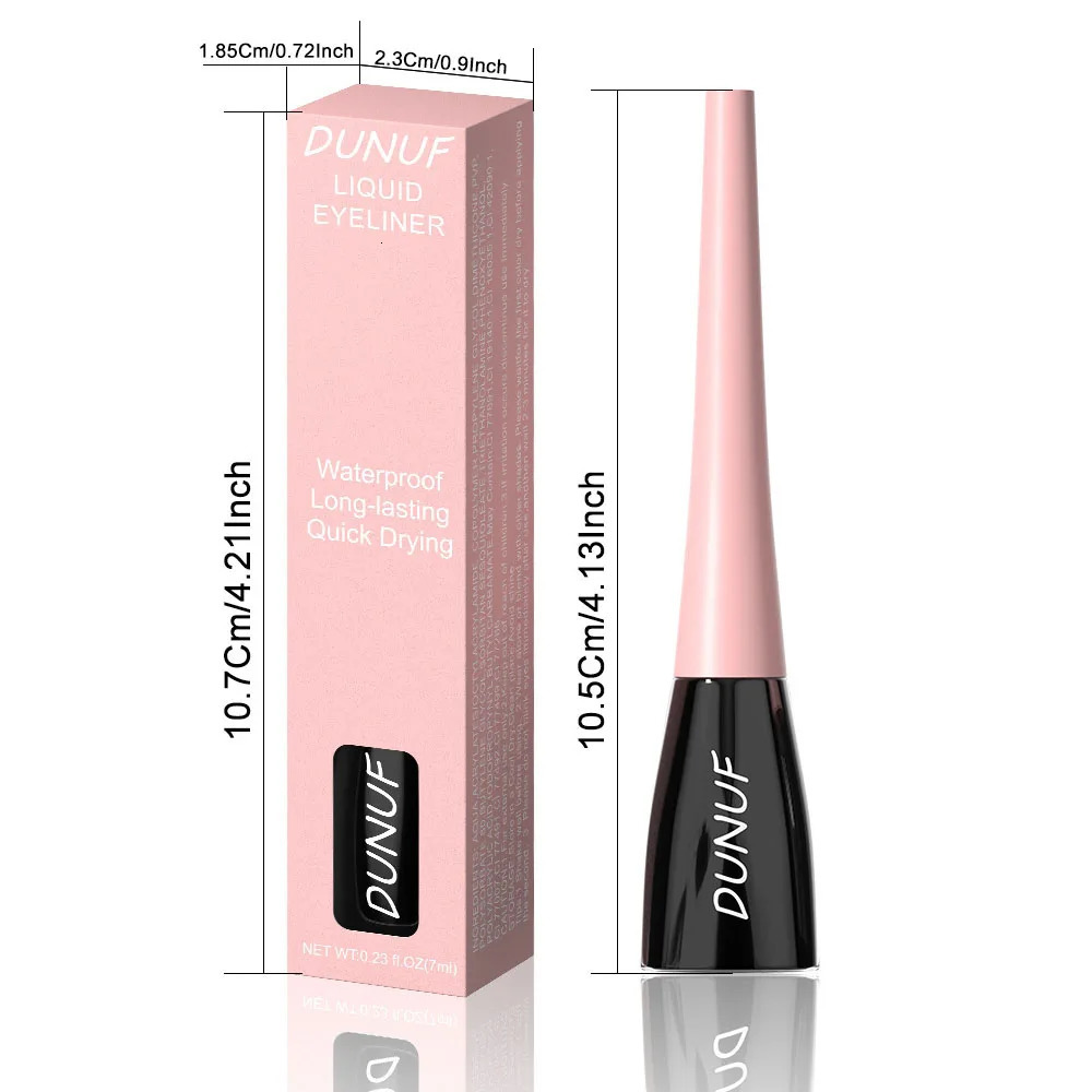7ML Colourful Liquid Eyeliner Waterproof Lasting Matte Eyeliner Quick Drying Eyes Makeup Tools Black Pink Eyeliner beauty Cosmet 250324