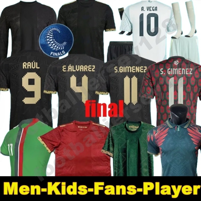 2024 Mexico Soccer Jerseys H.LOZANO CHICHARITO 24 25 National Team Football Shirt Men Kids Kit Home Away Camisetas Copa America Maillot Mexique GIMENEZ LOZANO