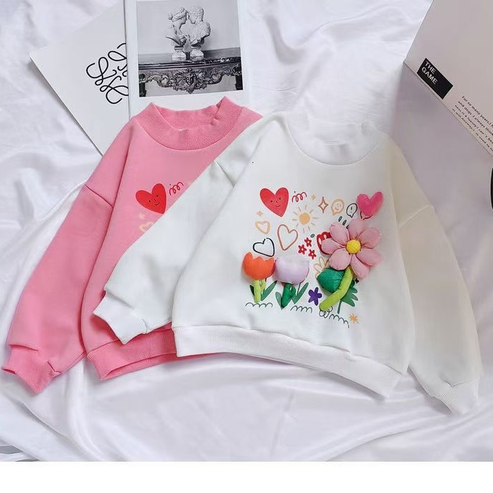 Ddmyshoesvip Girls Hoodie For And Autumn New Korean Style Trendy Spring Clothing Children S Baby Top
