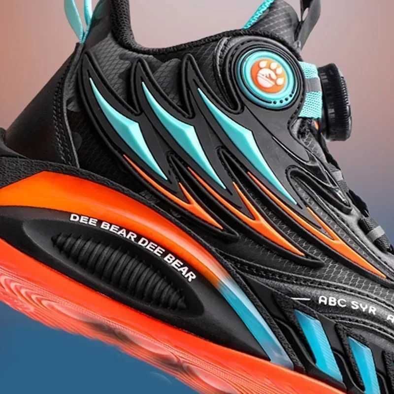 Childrens basketball boots casual shoes childrens fashion sports shoes 4 to 9Y lightweight sole anti slip color SK927 W250324