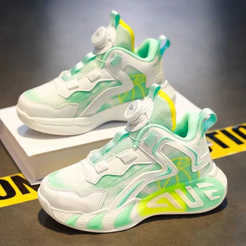 2025 New Boys Shoes - Spring Breathable Mesh Sports Shoes Suitable for Children - Lightweight Running and Soft soled Basketball Shoes W250324