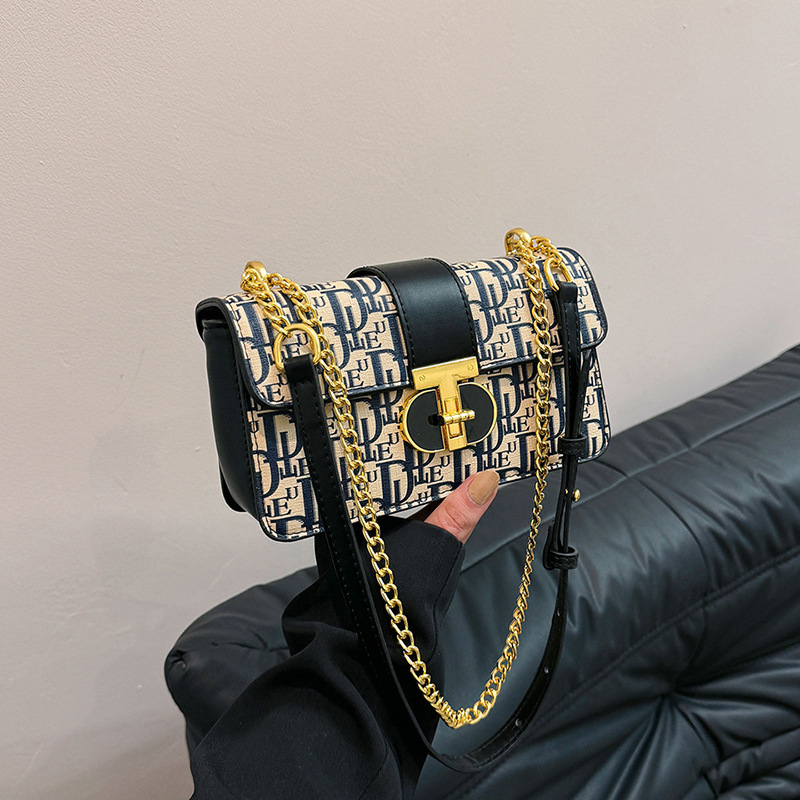 Bag women 2025s new Korean version of temperament women senior quality chain bag casual single shoulder crossbody bag