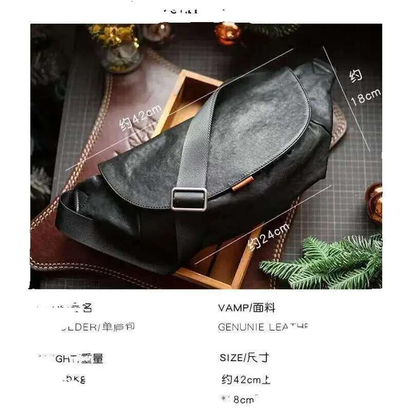SENOFAN 2025 Cattlehide Chest Bag Casual Black Hobos Messenger Crossbody Men Real Cowhide Male Shoulder Sg Waist Bags