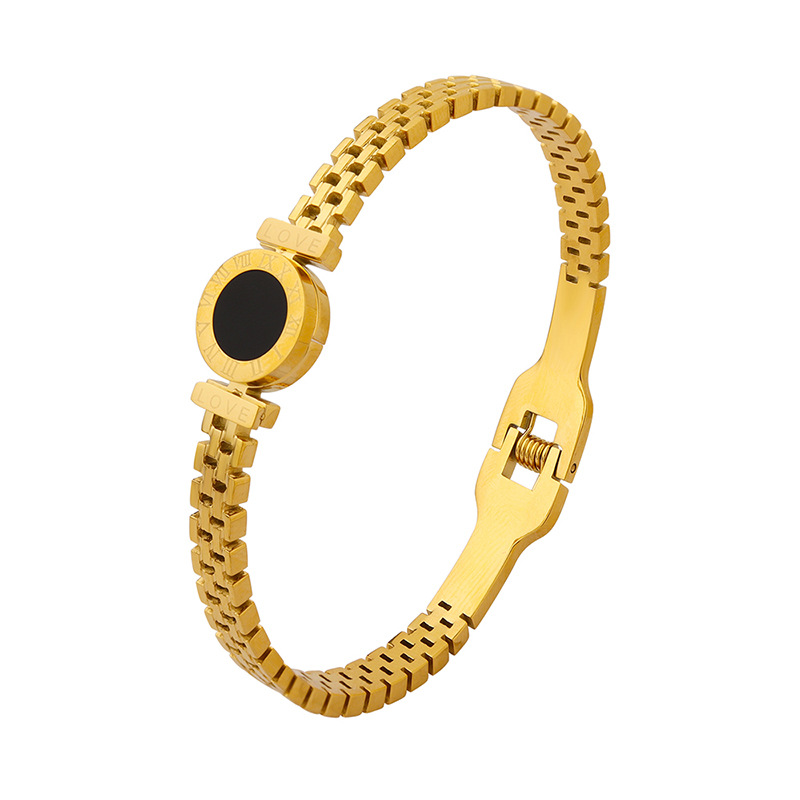 jewelry gold jewlery Gold Plated Stainless Steel Daily Outfit designer bracelet women bracelets bangle armband