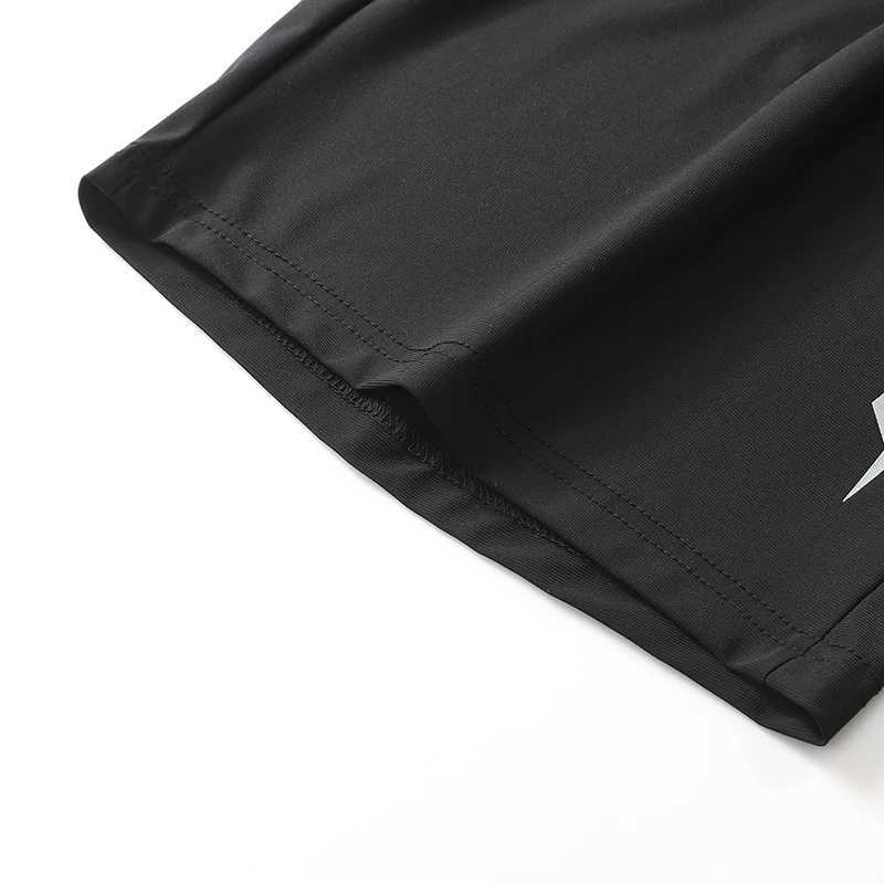 Running shorts summer cool ice silk sports bag beach shorts sports breathable stretching training shorts jogging fast drying 8XL W250324