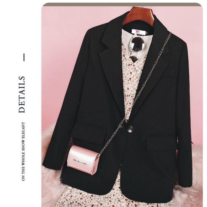 K3241Sophisticated Ladies' Blazer for Modern Outfits Versatile Celebrity Trendy Wearable for Transition Seasons