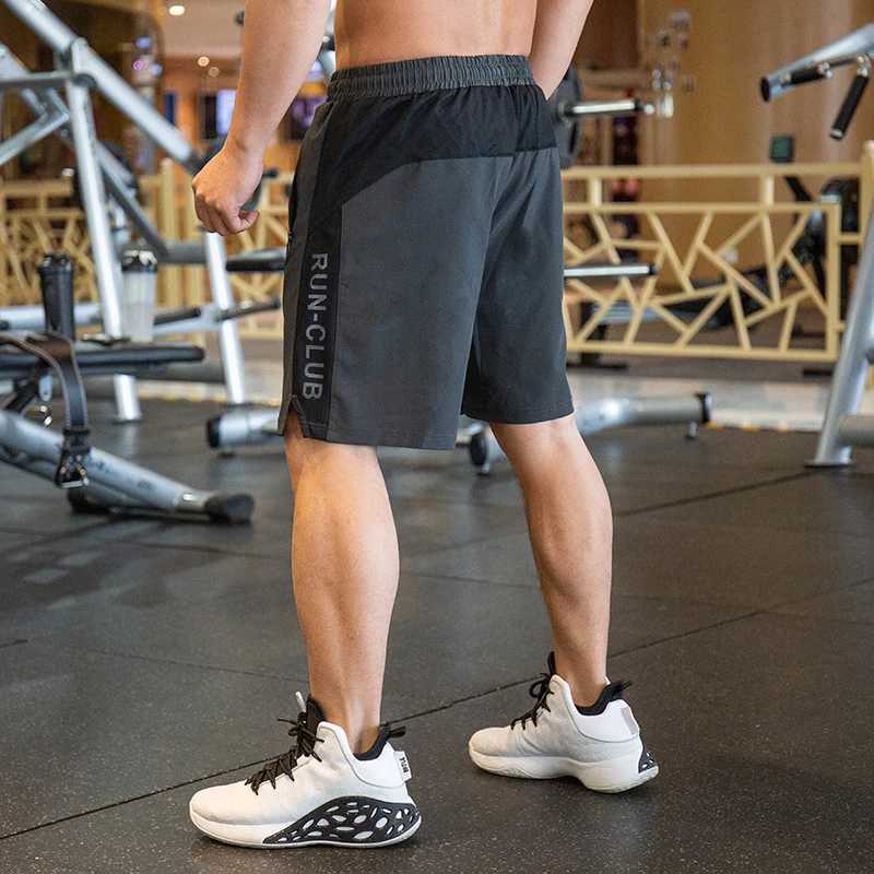 2022 spandex fitness running shorts mens sports shorts breathable fast drying training gym sports shorts runners zipper pocket shorts W250324