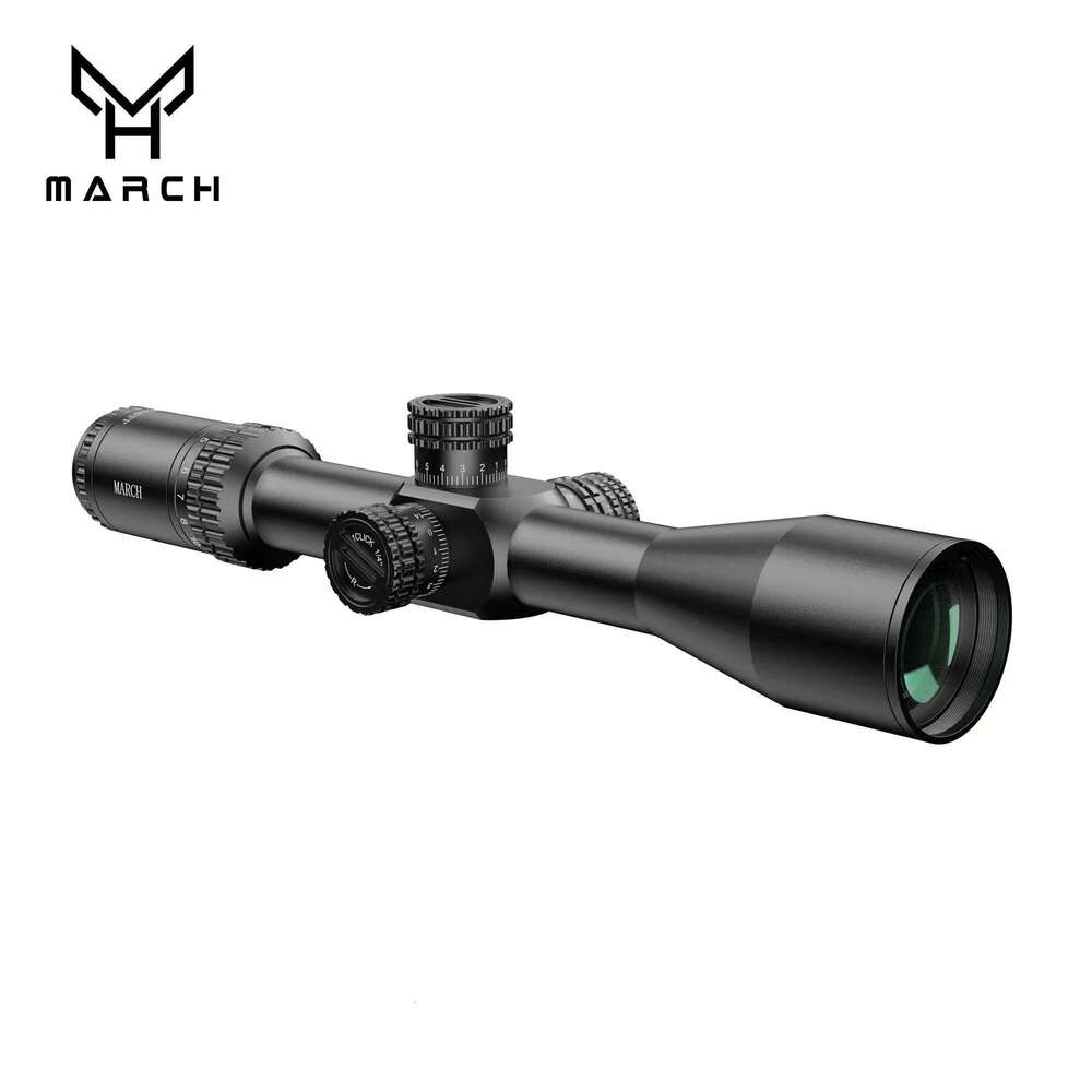 MARCH SK 4-16x44 FFP Tactical Caza Riflescope 1/4MOA ing Lunetas For Hunting Airsoft Optical Sight Carbine Sniper Scope