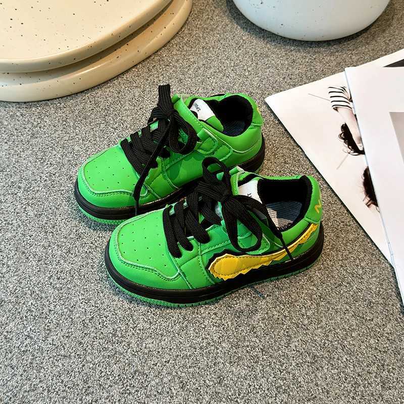 Childrens casual shoes seasonal childrens single sports shoes Mandarin colored basketball sports shoes boys and girls sports shoes board shoes W250324