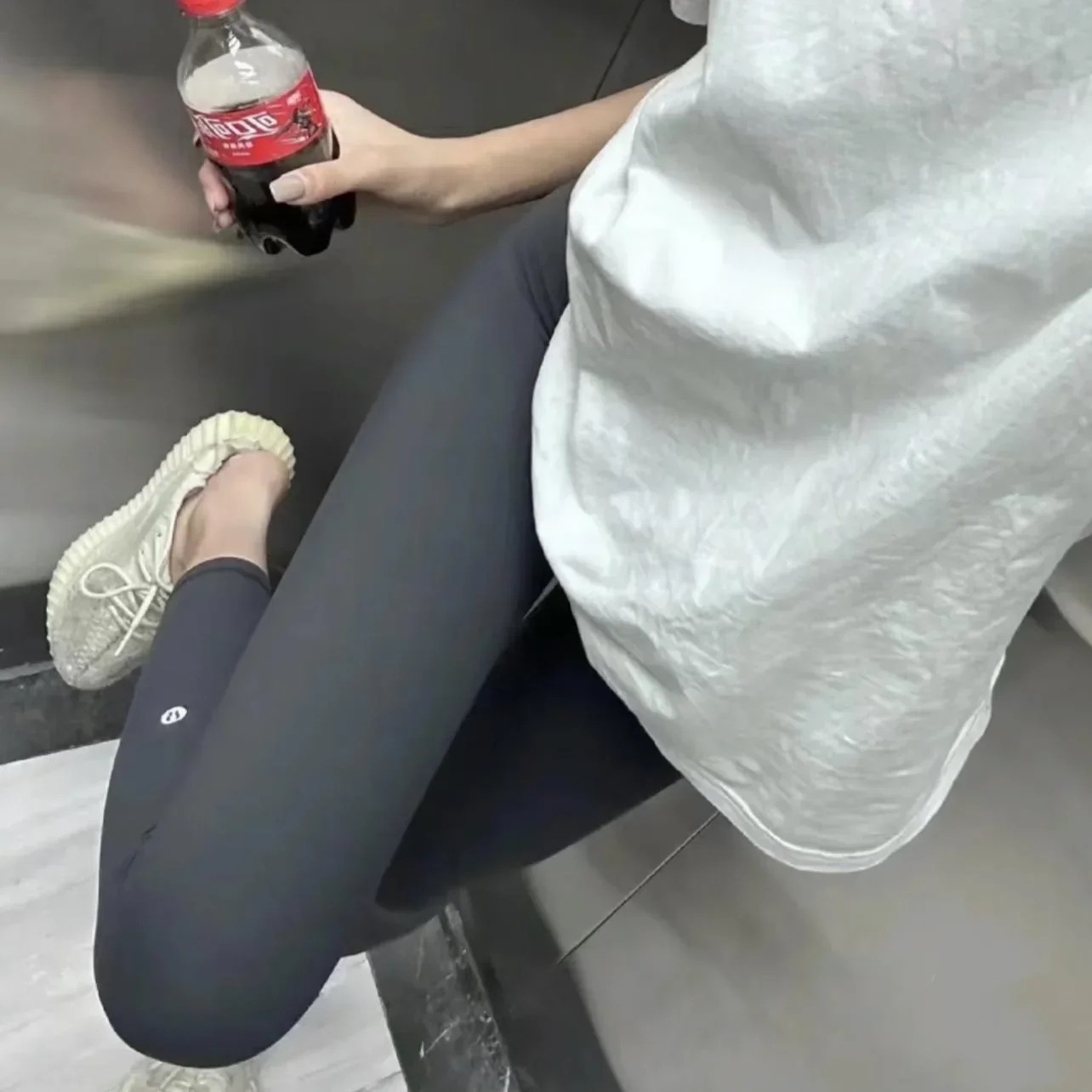 No Embassy Line Under Brushed Nude Skinny Fitness Align Exercise Nine Point Yoga Pants 250324