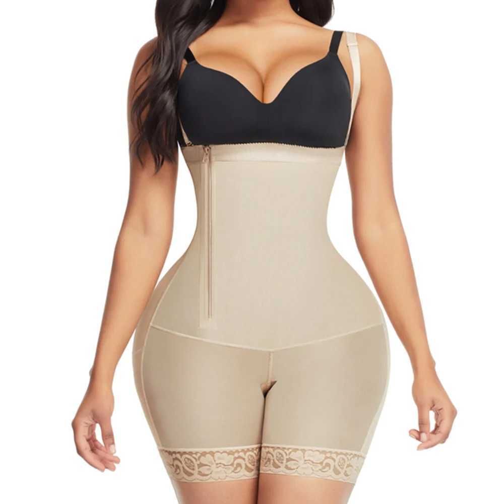 Fajas Colombia Side Zipper Compression Underwear Waist Trainer Hip Boosting Body Shape Weight Loss Abdominal Control ShapeXJ250325
