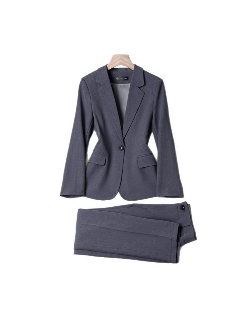 K324Chic Ladies' Slim Fit Suit Collection - Ideal for Commuting and Work during Spring & Fall