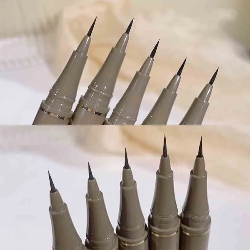 Slim eyeliner is waterproof sweat-proof long-lasting and non-smudged. bie brown eyeliner liquid pen 250324