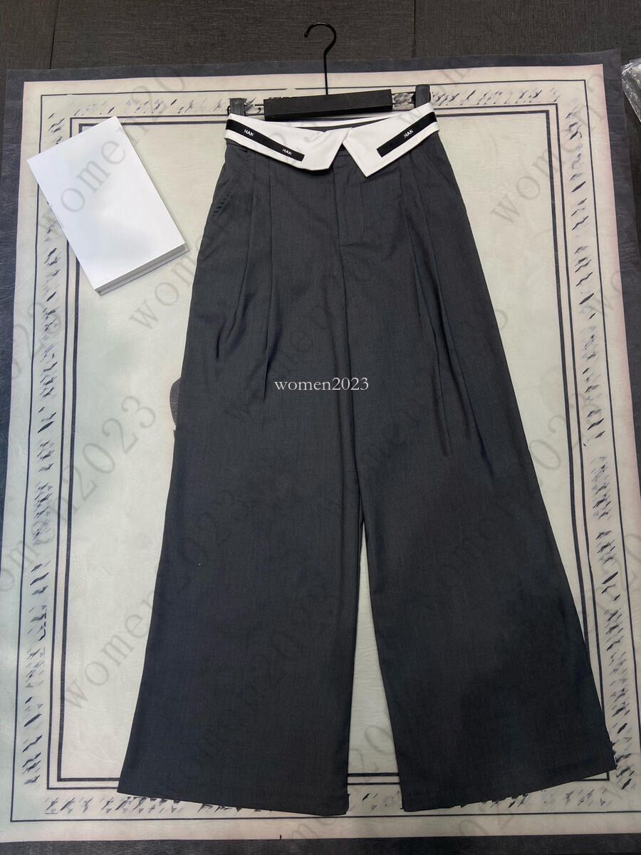 Women Pants Brand pant designer womens trousers Fashion logo pants vacation casual trousers high waist wide-leg pants Mar 21
