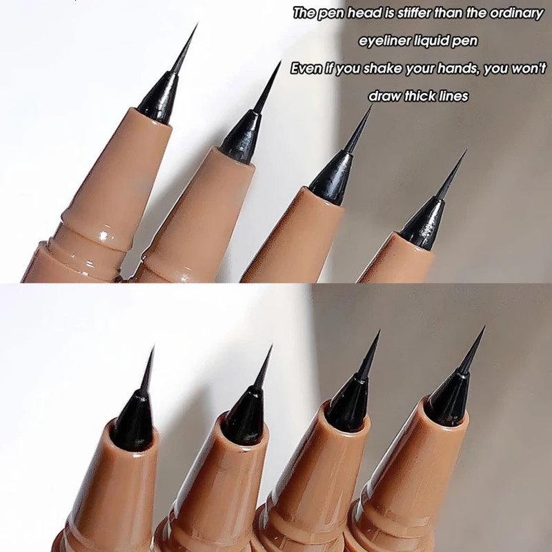 Eyeliner liquid pen is smooth fast drying waterproof durable not easy to smudge and very thin eyeliner pen 250324