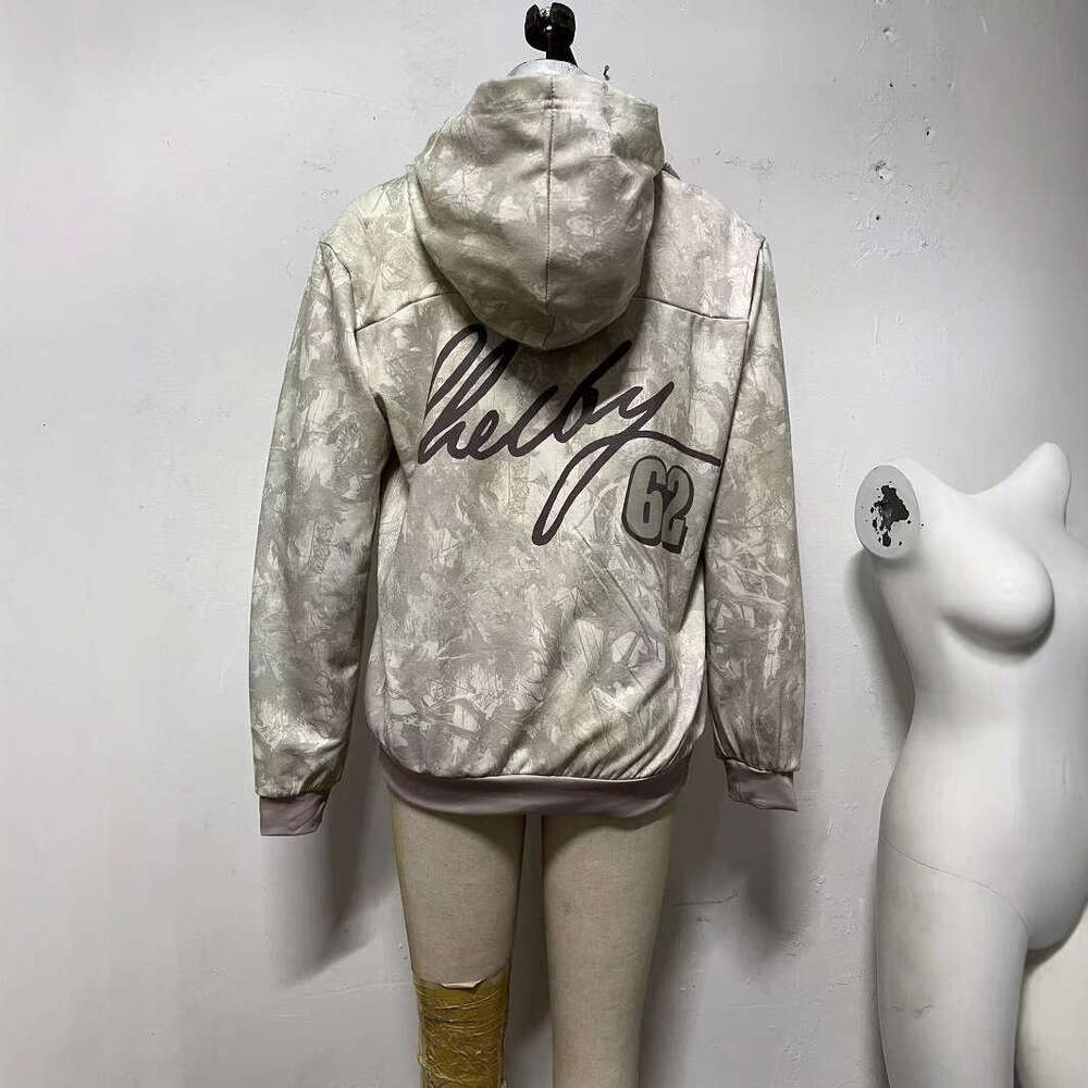 2025 leisure digital printed slim fit hooded pullover new hoodie