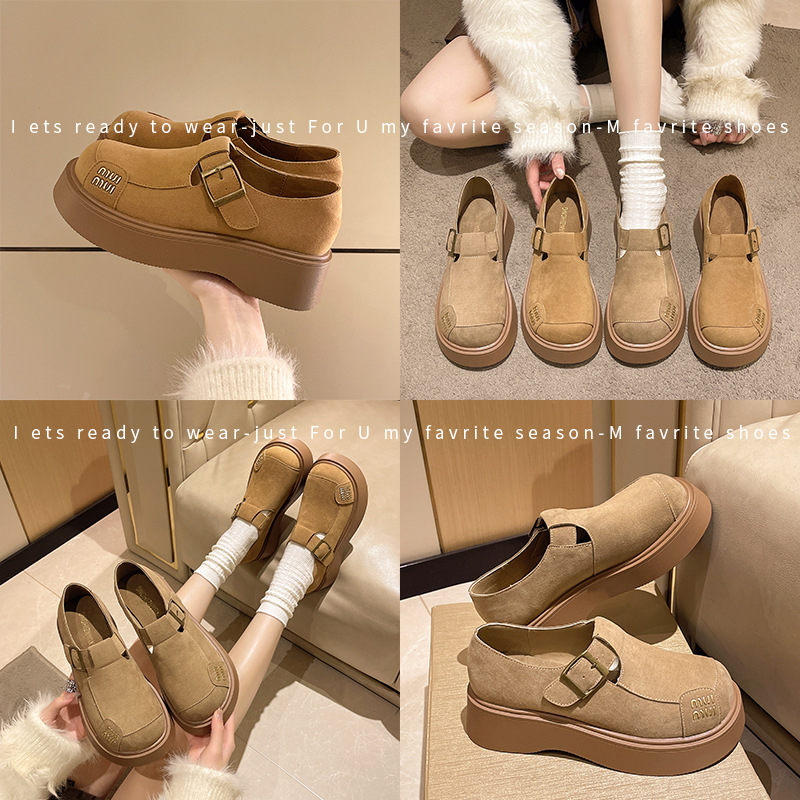 new free shipping Thick-soled women's new fashion slip-on casual women's shoes round toe outdoor Classic