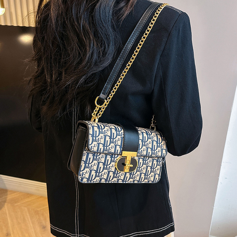 Bag women 2025s new Korean version of temperament women senior quality chain bag casual single shoulder crossbody bag