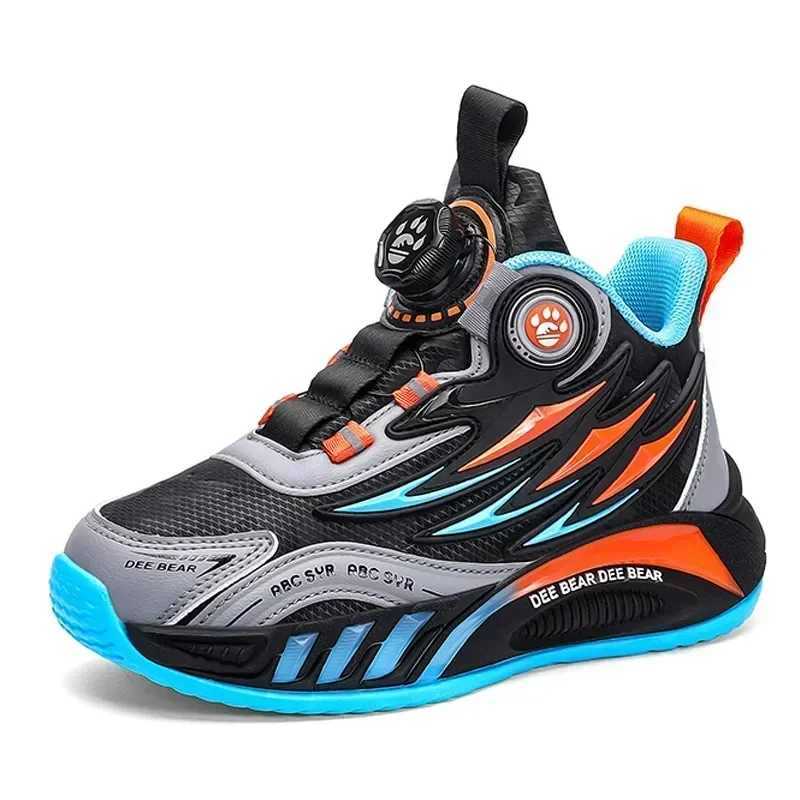 Childrens basketball boots casual shoes childrens fashion sports shoes 4 to 9Y lightweight sole anti slip color SK927 W250324