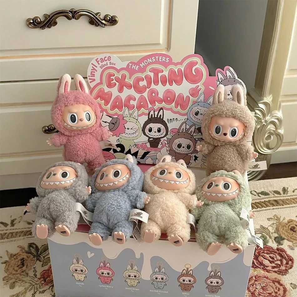 Labubu The Monsters Vinyl Base Doll Heart shaped Mobile Macaron Doll Blind Box Blind Bag Character Guest Bag China High quality ReproductionT250326