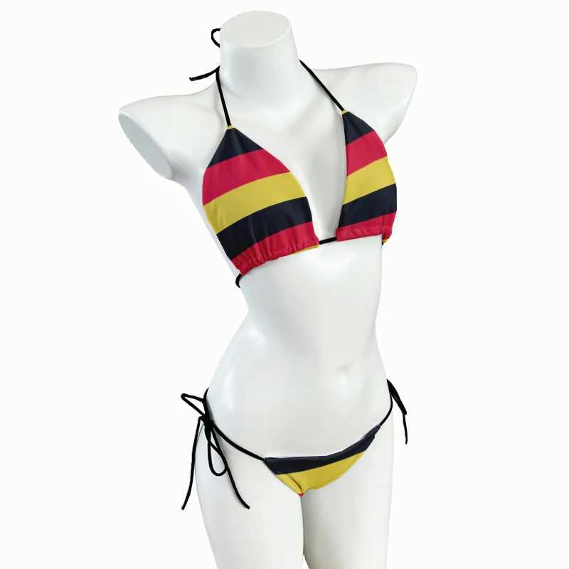 Fashion logo pattern printed swimsuit sexy womens bikini swimsuit womens beach swimsuit two-piece beach party swimsuitXJ250324