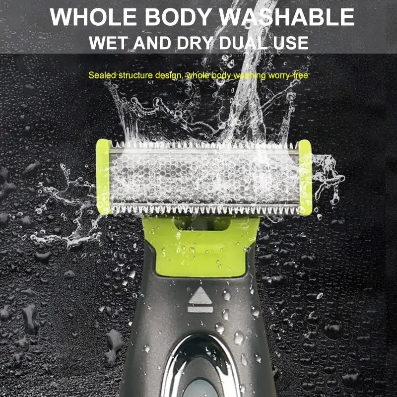 MLG Electric Shaver For Men and Women Portable Full Body Trimmer USB T Shaped Blade Razor For Beard Armpit For Washable 250324