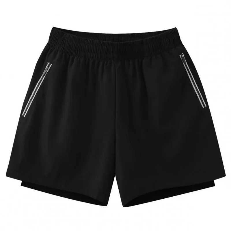 Mens Marathon Running Sweater Shorts with Zippered Pocket for Fitness Breathable Outdoor Training Shorts W250324