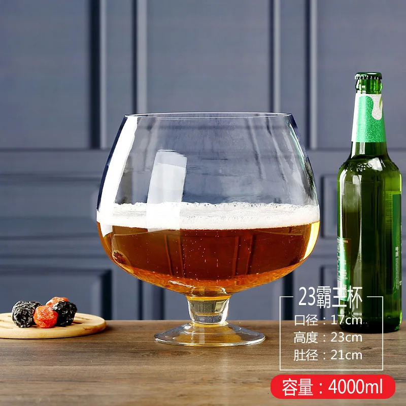 Extra Large Wine Glass Giant Large Capacity Beer Cup Red Wine Glass Goblet Hero Cup 250325