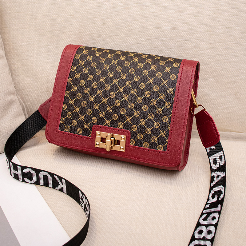 free shipping Polka dot Print women's Bag Women's Bag Vintage shoulder crossbody bag 2025s hot