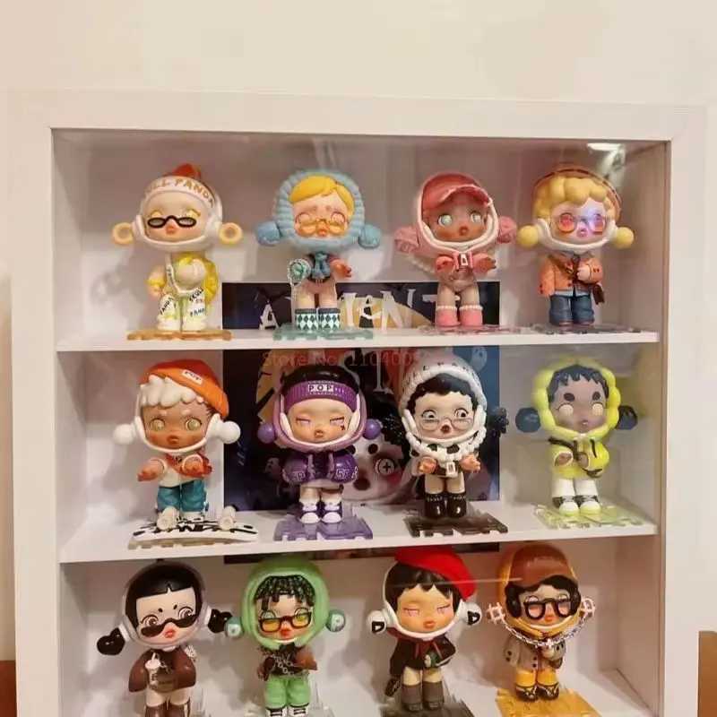 National Version Authentic Pop Mart Blind Box Skullpanda Bear Cat Craze Series Sp2 Handmade Model Childrens Decorative GiftT250325