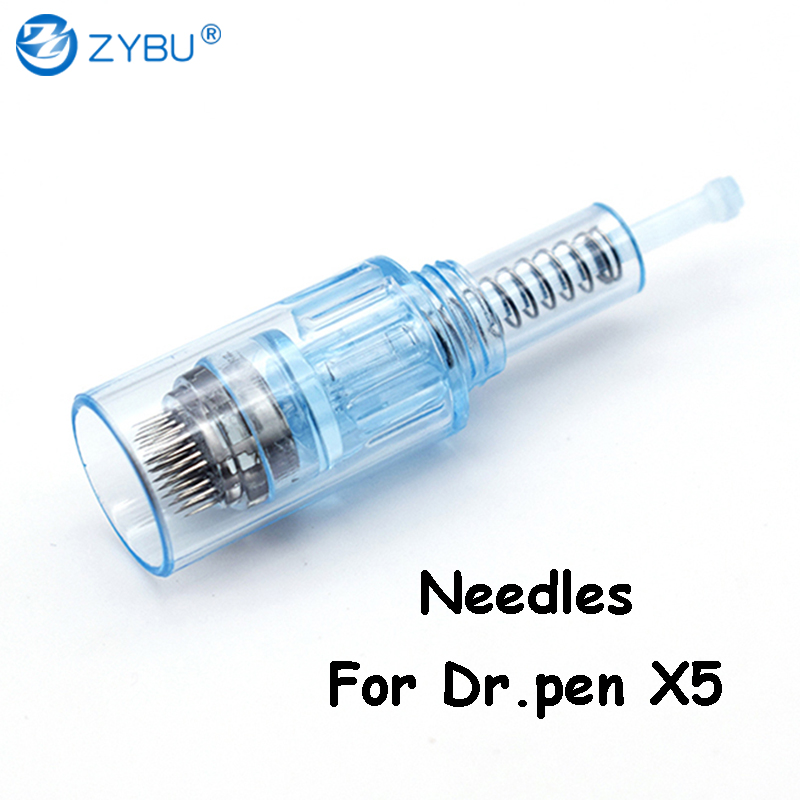 50Pcs Dr.Pen Tattoo Screw Cartridge Needles Replacement Part For Dr pen X5 Micro Needle 9 12 24 36 42 Pins Nano Round 3D 5D Silicon MTS Stamp Dermapen