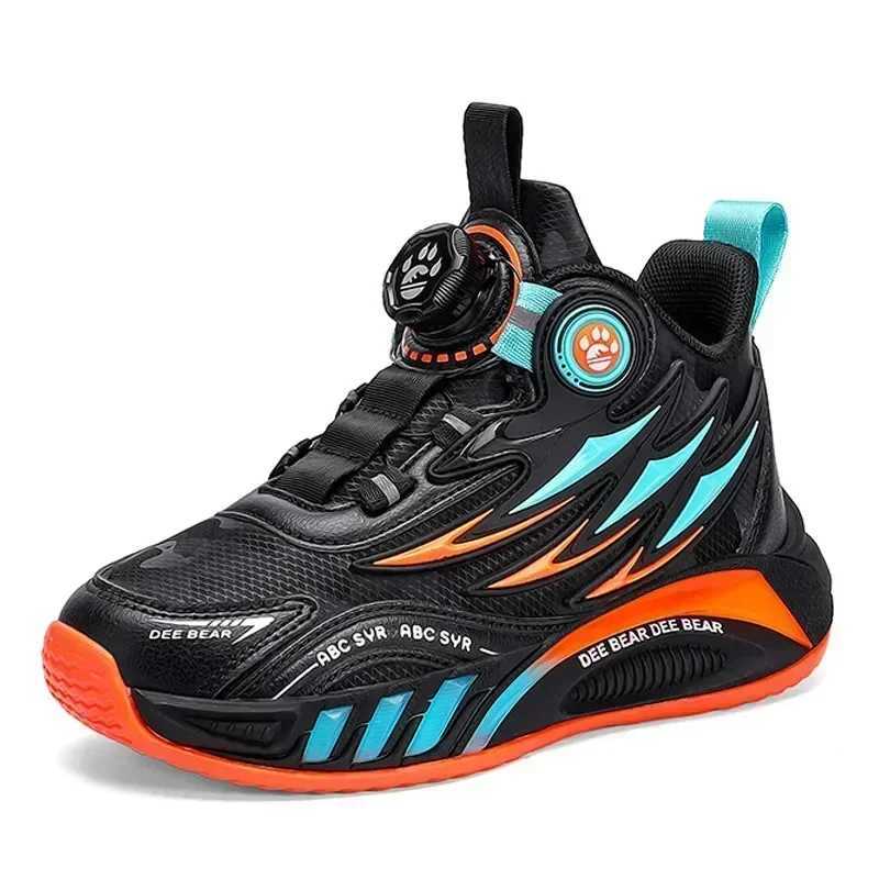 Childrens basketball boots casual shoes childrens fashion sports shoes 4 to 9Y lightweight sole anti slip color SK927 W250324