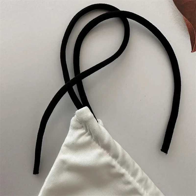 Fashionable and sexy bikini set womens two-piece swimsuit opard print summer womens beach hat push up swimsuit womens clothingXJ250324