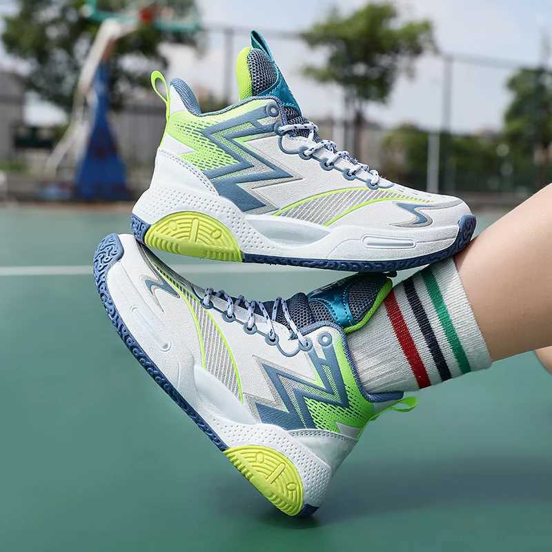 Original childrens sports shoes boys sports shoes fashionable childrens basketball shoes autumn top sports shoes childrens coaching shoes boys W250324