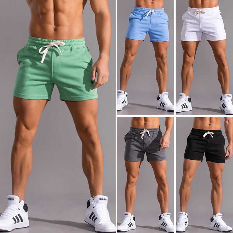Summer running shorts mens casual gym shorts mens basketball shorts elastic sports jogging mens clothing mens fitness shorts W250324