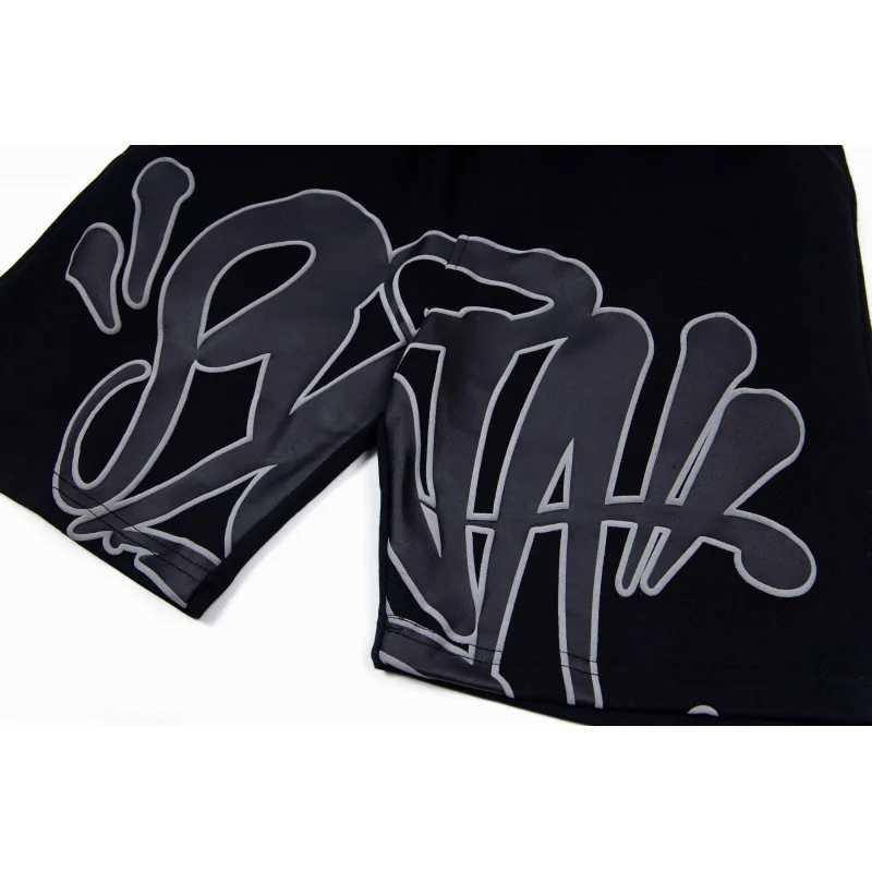 Men's Shorts Summer SYAN Co Branded Mens Printed Shorts Mouth Mens Printed Shorts Cotton Shorts Top Cool Hip Hop Shorts Trend z250325