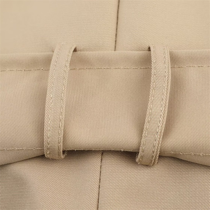 2025 Spring New Product Women's Fashion Matching Belt Hanging Neck Collar Splicing Fashion Sleeveless Horse Clip Flip Collar Top