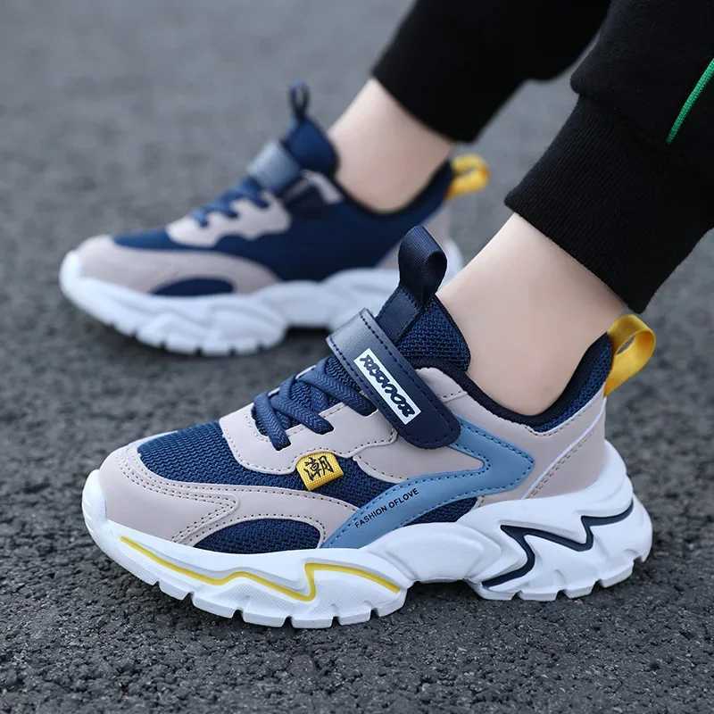 Childrens sports shoes boys casual sports shoes childrens running hiking basketball coach breathable all year round W250324