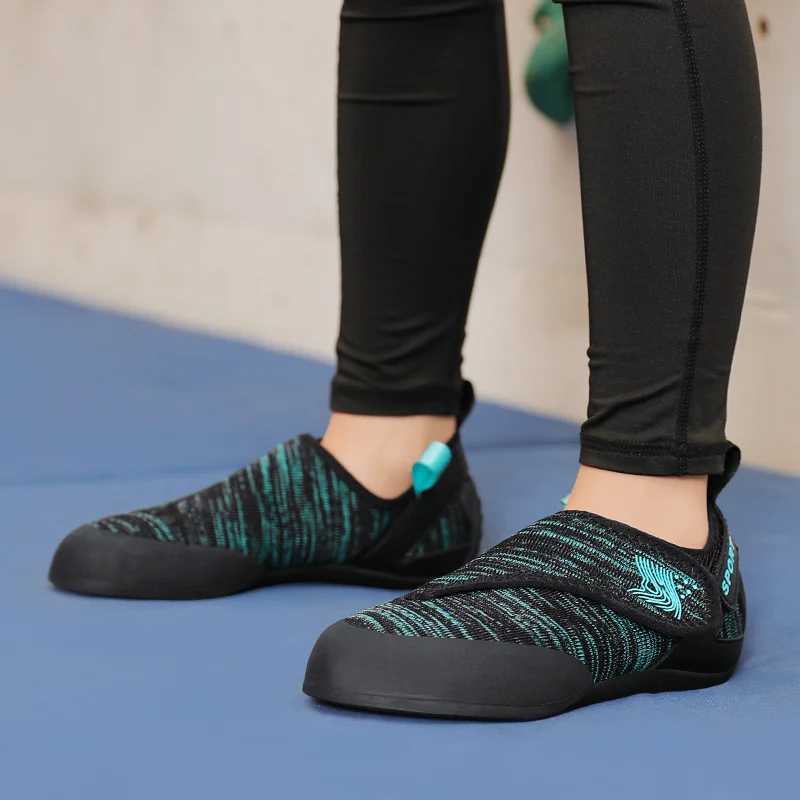 Professional childrens climbing shoes breathable and comfortable climbing training shoes entry-level indoor climbing sports shoes W250324