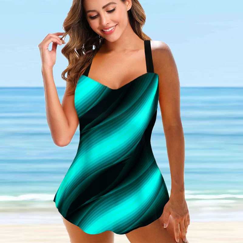 Womens beach wear swimsuit summer swimsuit two-piece multi-color bikini swimsuit set womens swimsuit tankinis flower S-6XLXJ250324