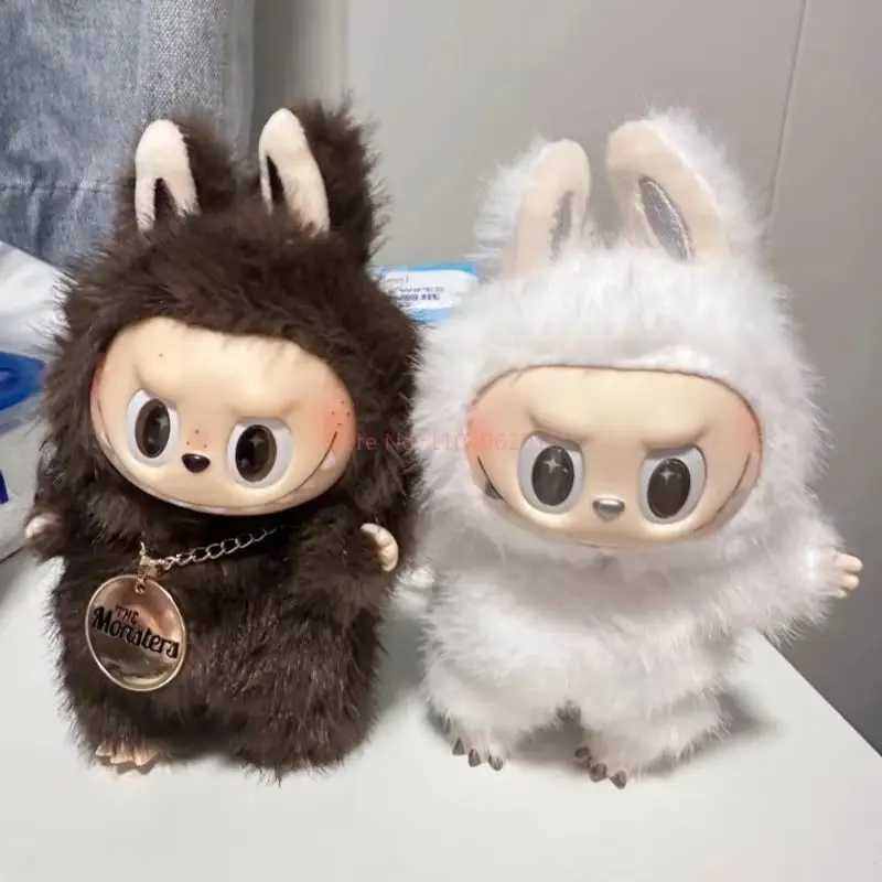 In Stock Replica 17cm Monster Labubu Series Zimomo Mokoko Creative Change Doll Diy Figure Vinyl Pendant Toy Child Birthday GiftsC250325