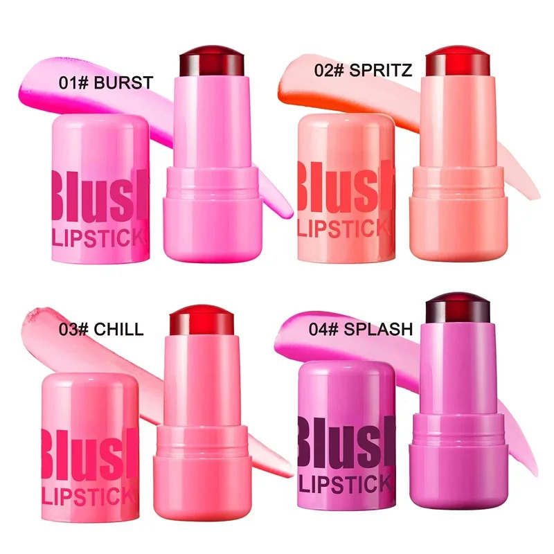 Milk Makeup Blush Stick Lip Tinted Cooling Water Jelly Tint Jelly Blush Stick Watercolor Multi-Use Matte Blush Makeup 250324