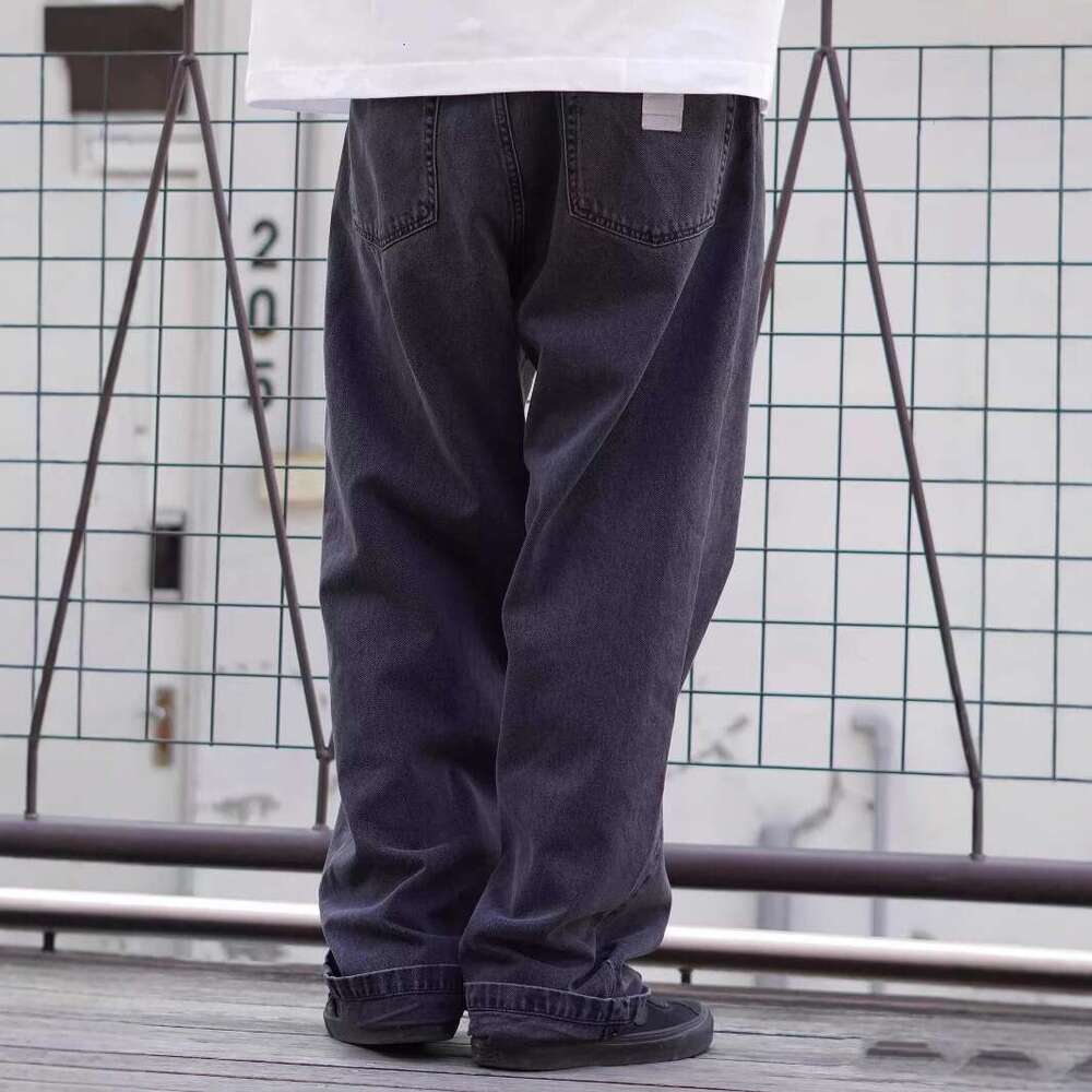 Versatile Classic Casual Straight Leg Denim Pants B5