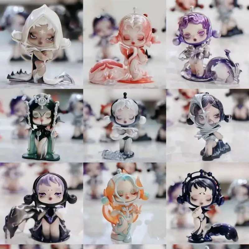 1 1 Replica Fashion Skullpanda Sound Series Blind Box Popmart Figure Trend Sp13 Generation Doll Gift Car Desktop OrnamentsT250325