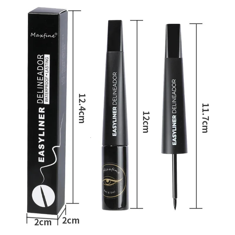 3Color Black Brown Liquid Eyeliner Pen Ultra-thin Head Fast Drying Lasting Matte Smooth Dipping Eyeliner Pencil Makeup Cosmetics 250324