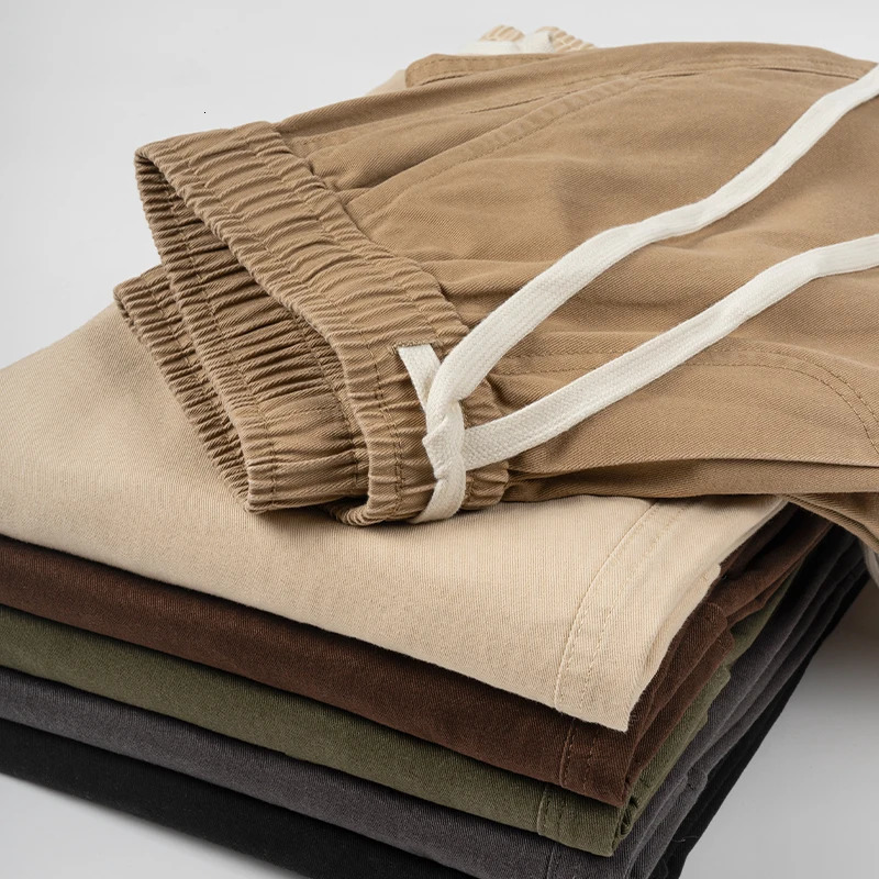 Product pants High quality cotton mens loose fit work casual highquality durable straight product SXXXL 250322