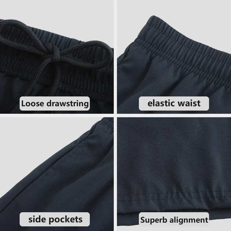 Summer casual shorts mens breathable black shorts QUICK dry sports shorts mens running shorts W250324